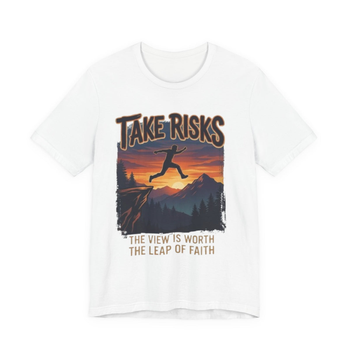 Take Risks Mountain T‑Shirt